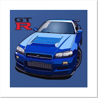 gtr car to cars Posters and Art